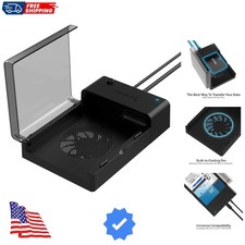 USB 3.0 to SATA External Hard Drive Lay Flat Docking Station with Built in Co...