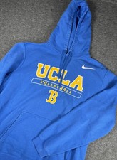 Nike UCLA Bruins Volleyball Hoodie Mens Size XL Blue Pullover Y2K