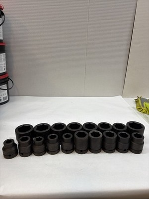 Proto 18 Pc 3/8'' Drive Deep Socket Set 6 Point
