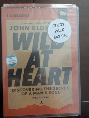 Wild At Heart Study Guide with DVD Updated Edition by John Eldredge Brand New
