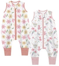 Toddler Sleep Sack with Feet 0.5 Tog Cotton Baby Wearable Blanket 2-3T