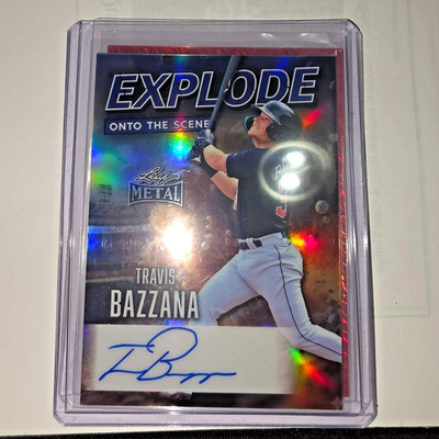 2026 LEAF METAL ''EXPLODE ONTO THE SCENE'' #EA-TB1 TRAVIS BAZZANA RC AUTO 3/5