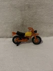 Vintage 1970s Tonka Plastic Yellow Orange And Black Toy Motorcycle FREE SHIP