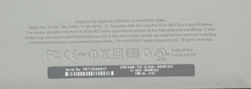 Apple TV A1218 1st Generation 40GB HD Streamer Tested & Updated, Works Perfect! - Image 3 of 4