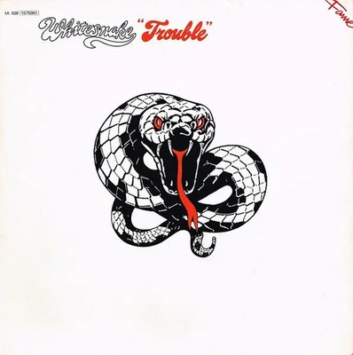Whitesnake Trouble NEAR MINT EMI Vinyl LP