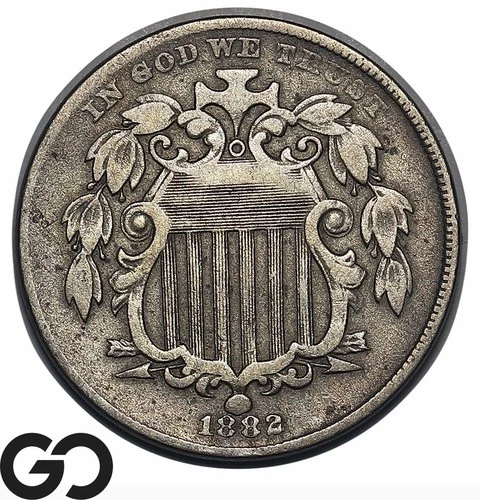 1882-P Shield Nickel — photo from another recent sale