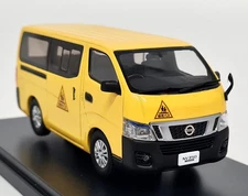 Ebbro 1/43 Nissan NV350 Minibus School Bus 2012 Yellow Diecast Scale Model Car