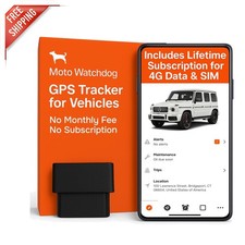 OBD GPS Tracker with Real-Time Location, No Fees, Ideal for Fleets  Families