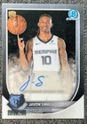 Javon Small 2025-26 Bowman Chrome #BCA-JS Chrome Autographs (RC, AU)