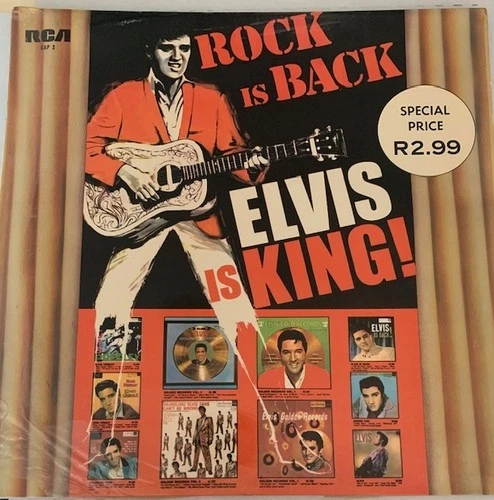 ELVIS PRESLEY-IS KING, UNIQUE TO SOUTH AFRICA ORIG 1968, VINYL MINT CONDITION