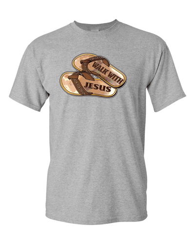 Walk With Jesus T-Shirt, Religiöses T-Shirt, Christliches T-Shirt - Bild 3 von 4