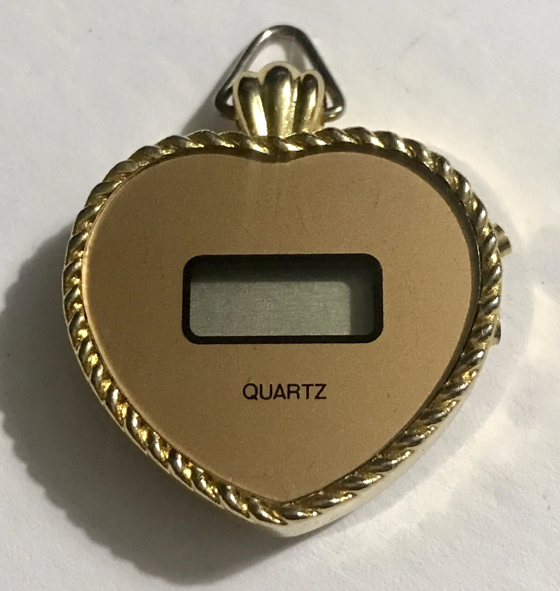 Digital clock deals necklace