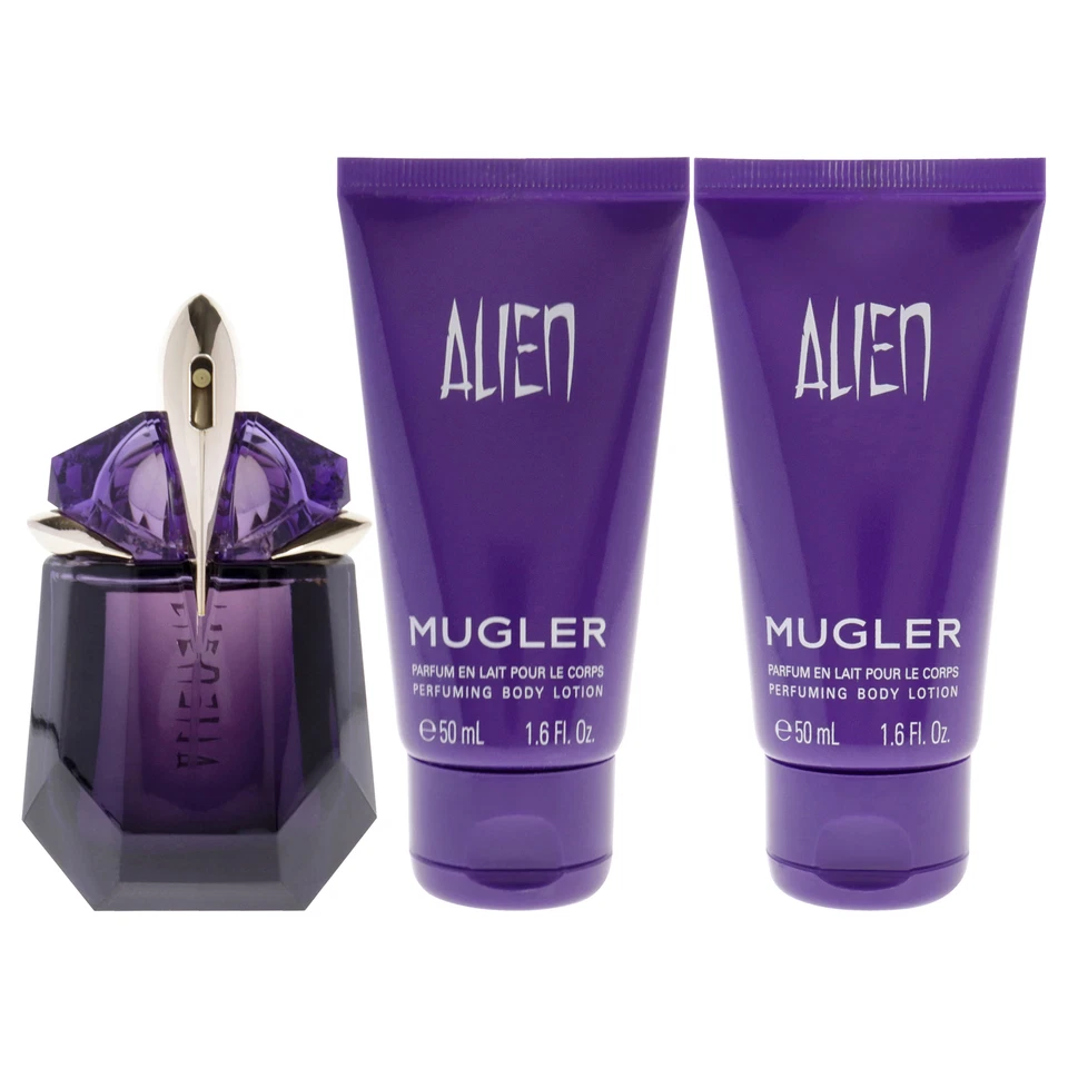 Thierry Mugler Mugler Juego de Regalo de 3 Piezas 1oz Alien EDP Spray (Recargable) 2 x 1.6... Foto 4 de 4