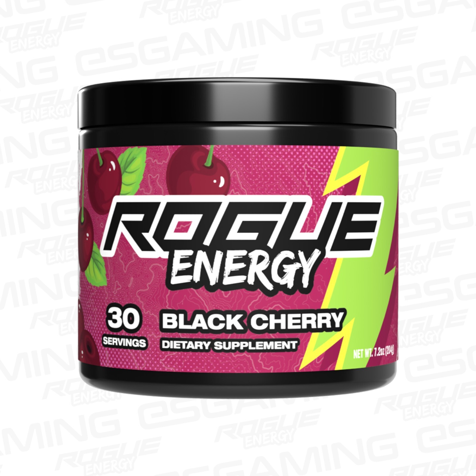 Rogue Energy Black Cherry Tub | Energy Drink Powder | 30 Servings | UK Seller