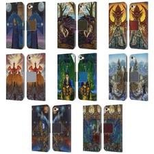 ED BEARD JR DRAGON FRIENDSHIP LEATHER BOOK CASE FOR APPLE iPOD TOUCH MP3