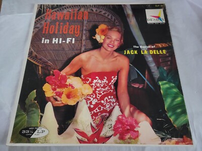 Jack La Delle~Hawaiian Holiday~VG+ Design Records Stereo~Pacific World Exotic LP