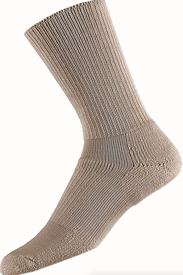 Thorlos L52223 Marrón 1 Par Calcetines Caminar Crew Para Hombre Talla 5.5-8.5 Foto 2 de 4