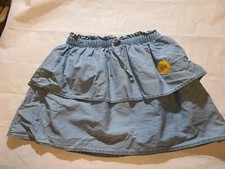Girls' Pull-On Tiered Woven Skirt - Cat Jack Blue Size Medium