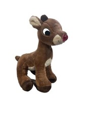 RUDOLPH The RED NOSED REINDEER 9" Plush By Dan Dee Nose Doesn  t Light 