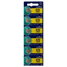 MURATA - LR44 A76 1.5V Alkaline button Cell Battery 6 pcs