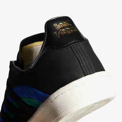 Book Works × adidas Originals Campus 80 Black Blue GW3246 Men's