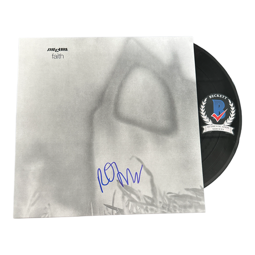 ROBERT SMITH SIGNED AUTOGRAPH THE CURE FAITH LP VINYL ALBUM BECKETT BAS - 第 1/2 張圖片