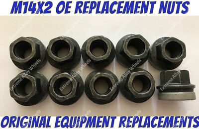10x Bimecc M14x2 Alloy Wheel Nuts – Flat Seat – For Ford Transit Tourneo MK6 MK7