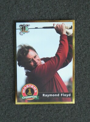 RAYMOND FLOYD (1) ''Masters 1 Time Champion'' 2001 Legends Gold Foil Border