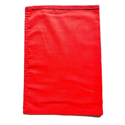 1 RED STRONG Heavy Duty Deposit Coin Cash Bag For Money Bank CLOTH Cotton Bag