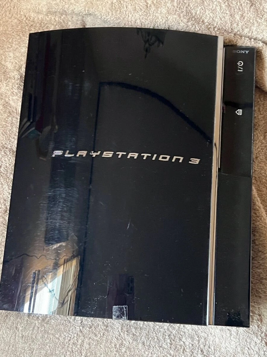 Sony PlayStation3 CECHB00 Black Maker 20GB Production Game From Japan