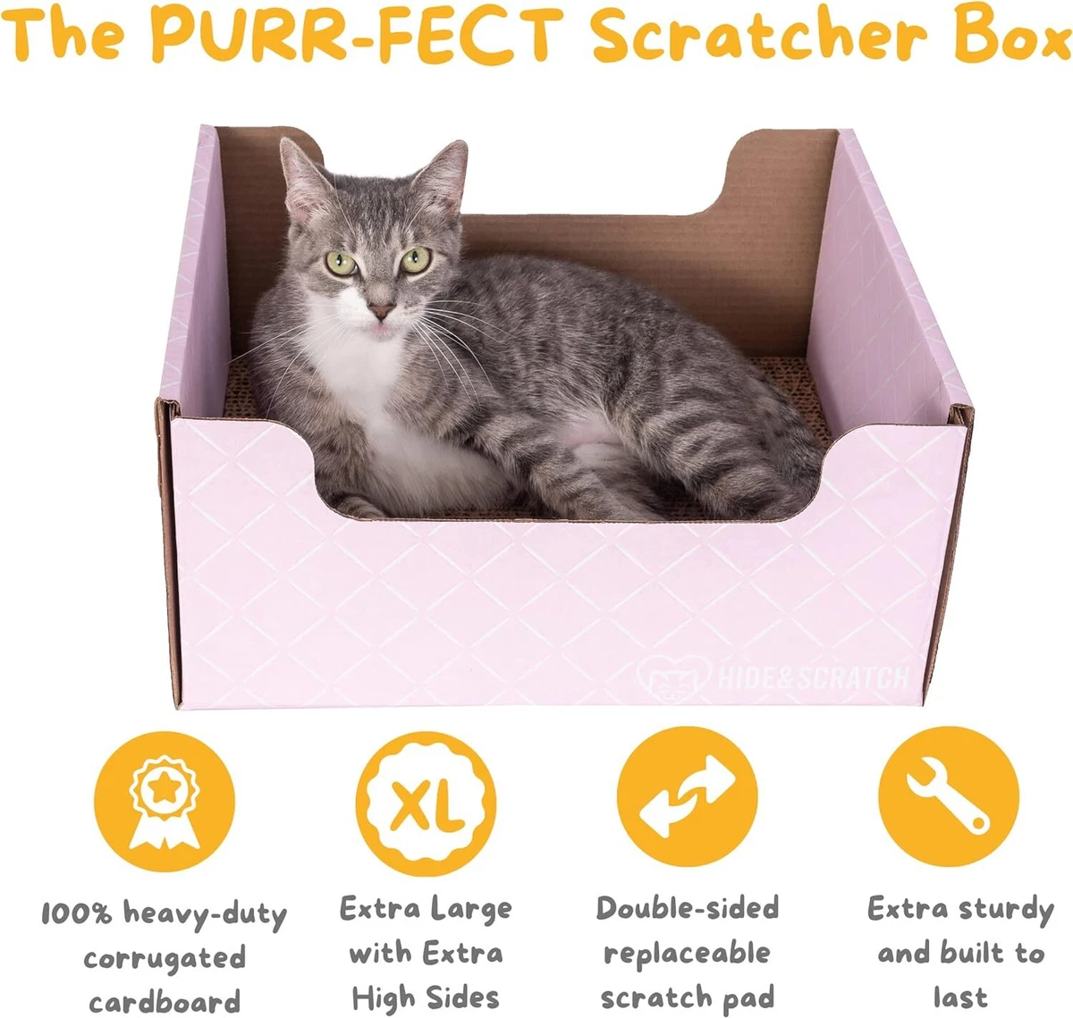 Extra large hotsell cardboard cat scratcher