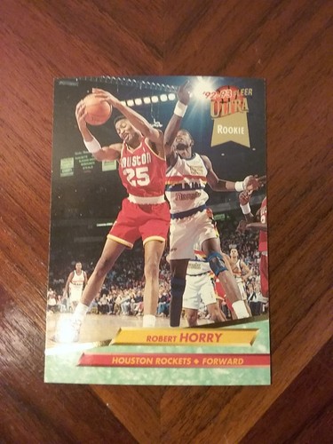 1992 93 Fleer Ultra Houston Rockets Robert Horry Rookie Card 271 EBay