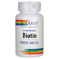 Solaray Biotin 5,000 Mcg 60 Veg Caps on sale Solaray Biotin 5,000 Mcg 60 Veg Caps on sale