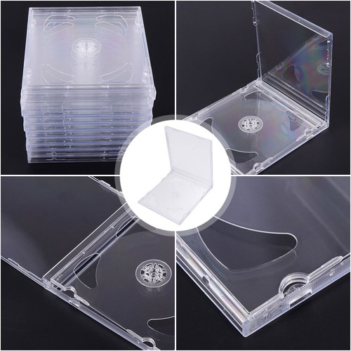 25 PCS CD-Hülle Media-Video-Aufbewahrungskoffer CD-Aufbewahrungshalter - Afbeelding 10 van 12