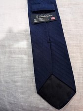 Brooks Brothers All Silk Neck Tie Blue
