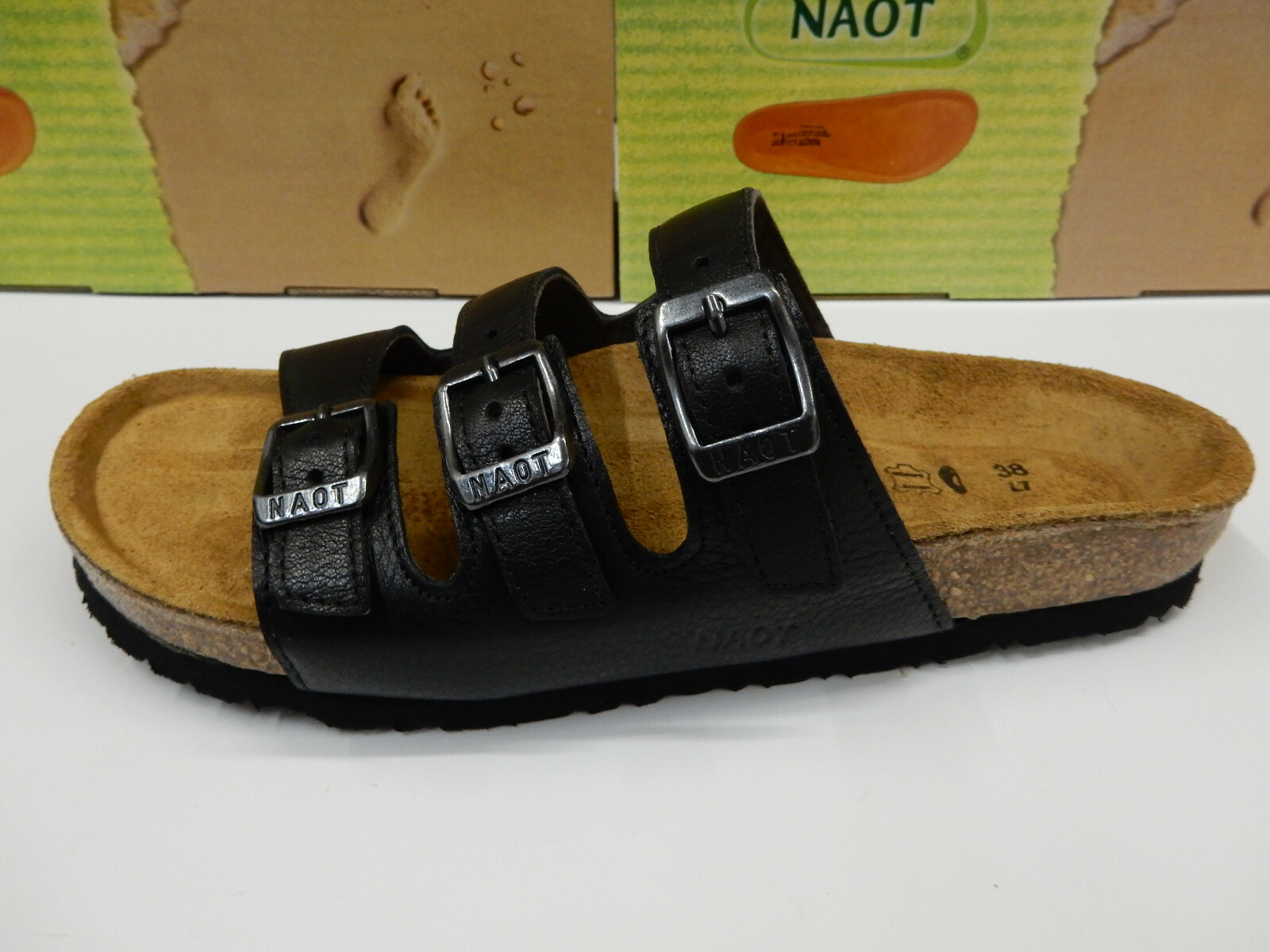 Naot Womens Austin Soft Black Leather 40 | eBay
