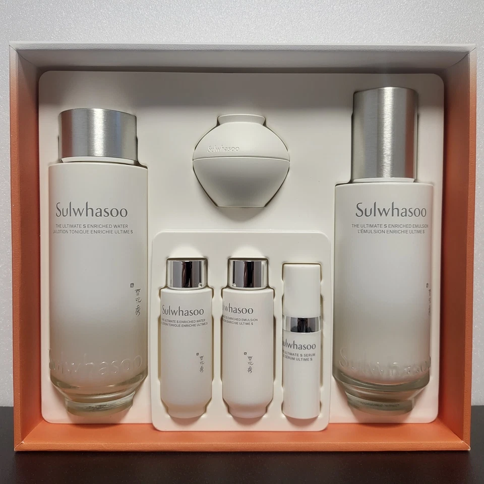 Sulwhasoo The Ultimate S Enriched Water+Emulsion Set Anti-aging Wrinkle care AD - Image 2 of 4