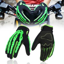 Motorcycle Gloves Full Finger Breathable Skeleton Pattern Cycling Bike Gloves