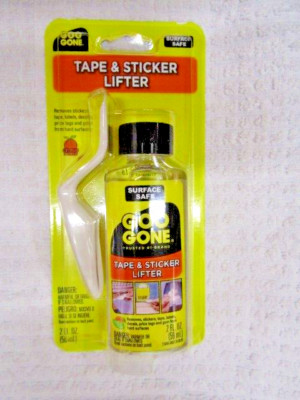 GOO GONE~~TAPE & STICKER LIFTER 2 OZ + TOOL 105
