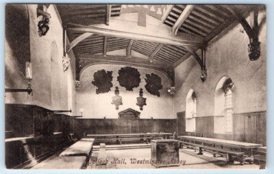 College Hall - Westminster Abbey - London ENGLAND UK Postcard