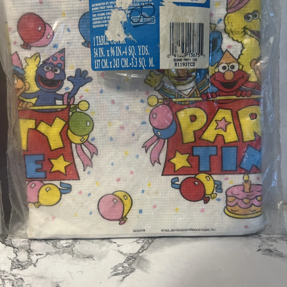 2 manteles de papel feliz cumpleaños 1993 de colección para fiestas productos de playa 54" X 96" Foto 4 de 4