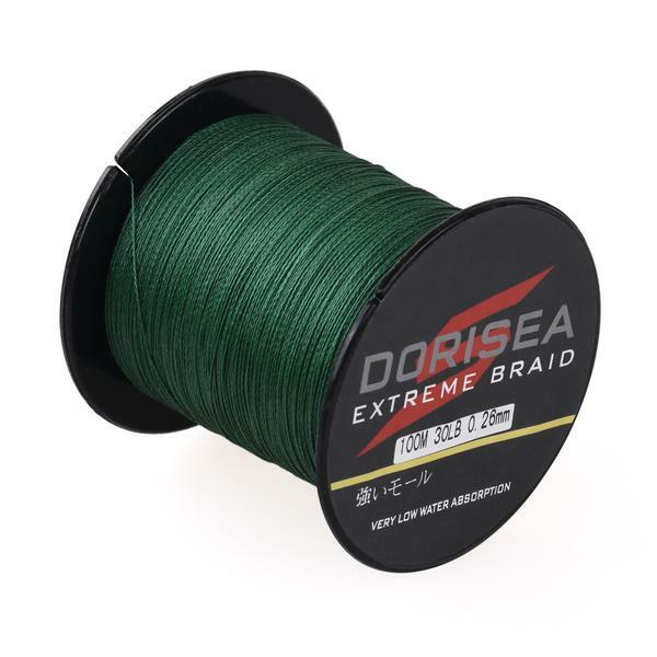 Dorisea Red Braided PE Fishing Line – 100M To 1000M Spools 6lb To 500lb 573177