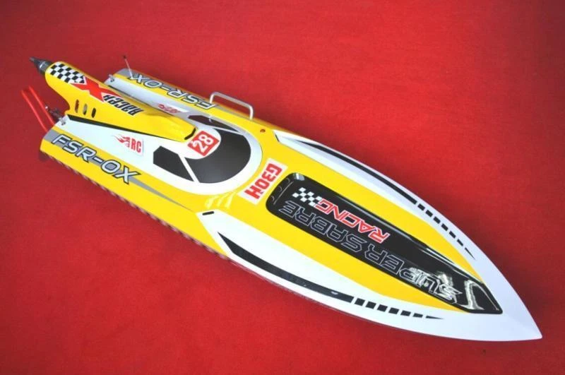 Gasoline RC Boat G30H 30CC 54" Fiber Glass Deep-V Monohull No Radio System ARTR - Image 2 of 4
