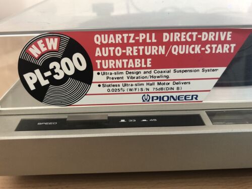 Pioneer PL-300 Turntable Quartz Direct Drive