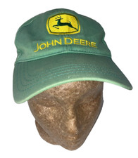 John Deere Green Cary Francis Group Baseball Cap Hat SnapBack Faded Green