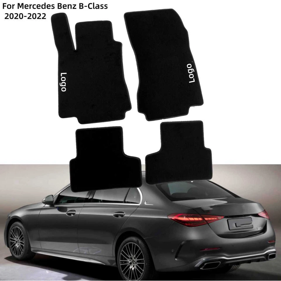 For Fit Mercedes Benz B180 B200 B250 B250e Car Floor Mats Custom Carpets Rugs Foto 2 de 4