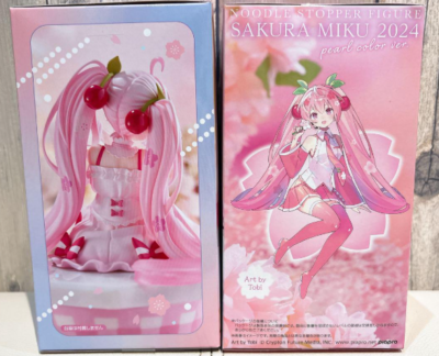 Sakura Miku Noodle stopper Figure 2024 pearl color ver. & 2025 set