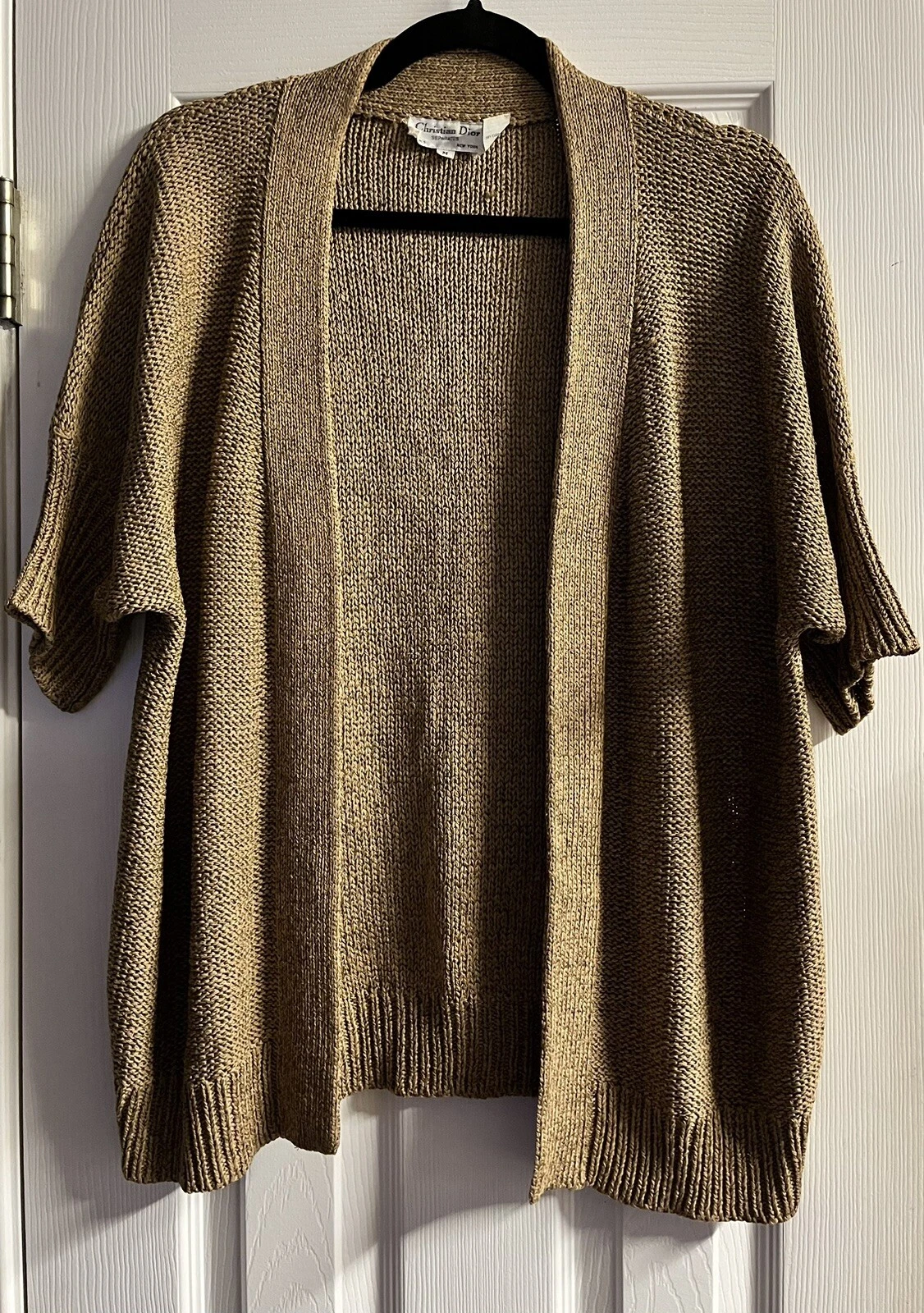 Favoloso cardigan vintage anni '80 Christian Dior maglione taglia M
