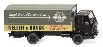 Wiking H0 1/87 043702 MB NG Pritschen-Lkw ''Nellen & Quack'' - OVP NEU