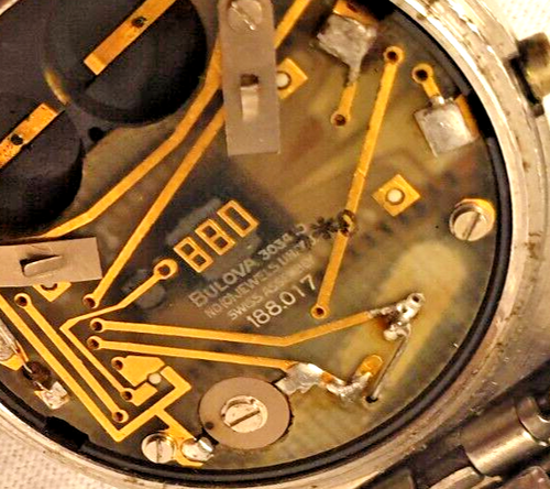 Bulova Quartz Vintage 70s 70s Wristwatch Stainless Steel LCD Digital Space Age Rare - Picture 17 of 20